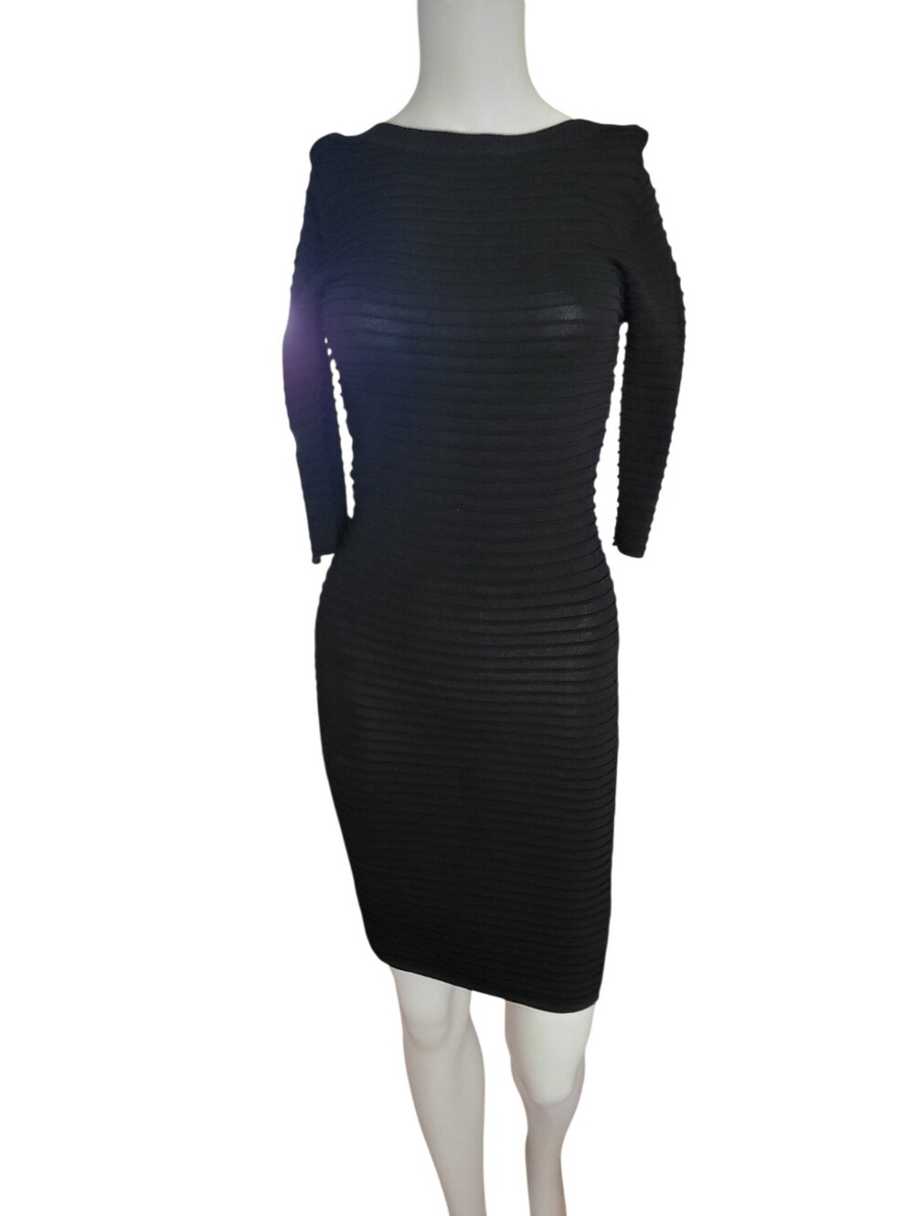 Something Else By Natalie Wood Ribbed Bodycon Dress - Classic Women's Sheath